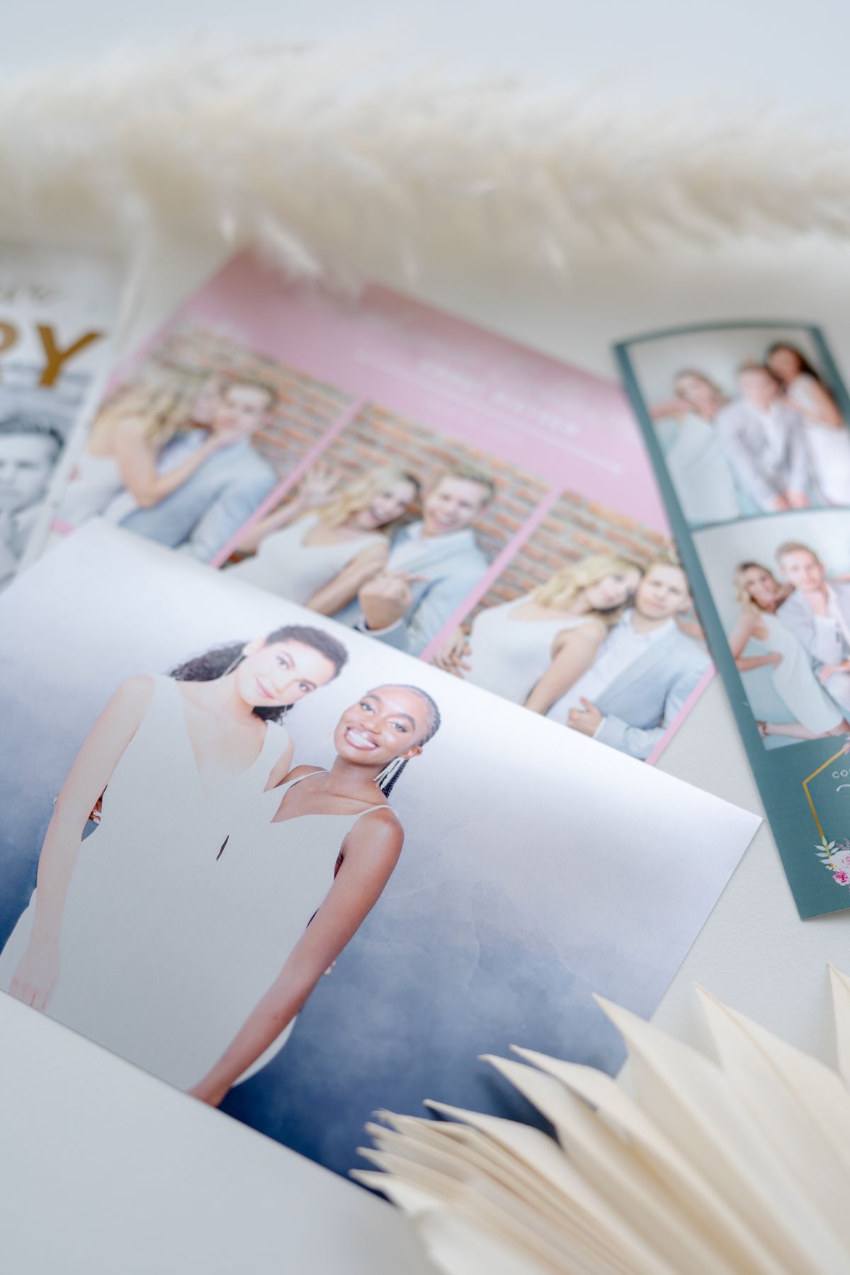 4x6 postcard print alongside 2x6 photo strips
